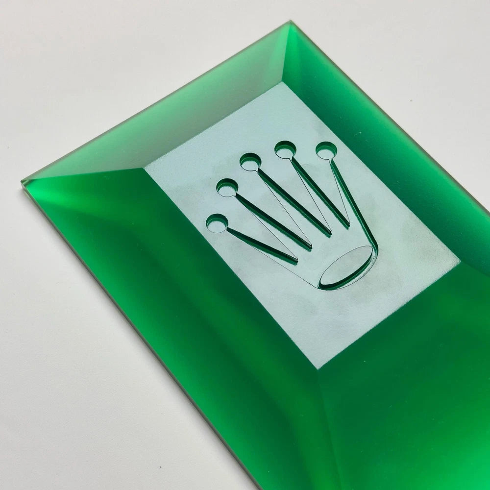 ROLEX GREEN ACRYLIC PAPERWEIGHT 2015 | COLLECTOR'S EDITION VIP GIFT