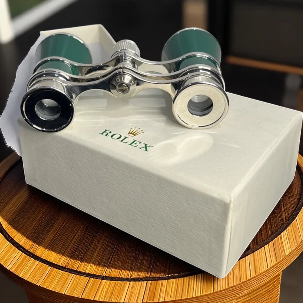 ROLEX GREEN OPERA GLASSES BINOCULARS – VIP AD GIFT