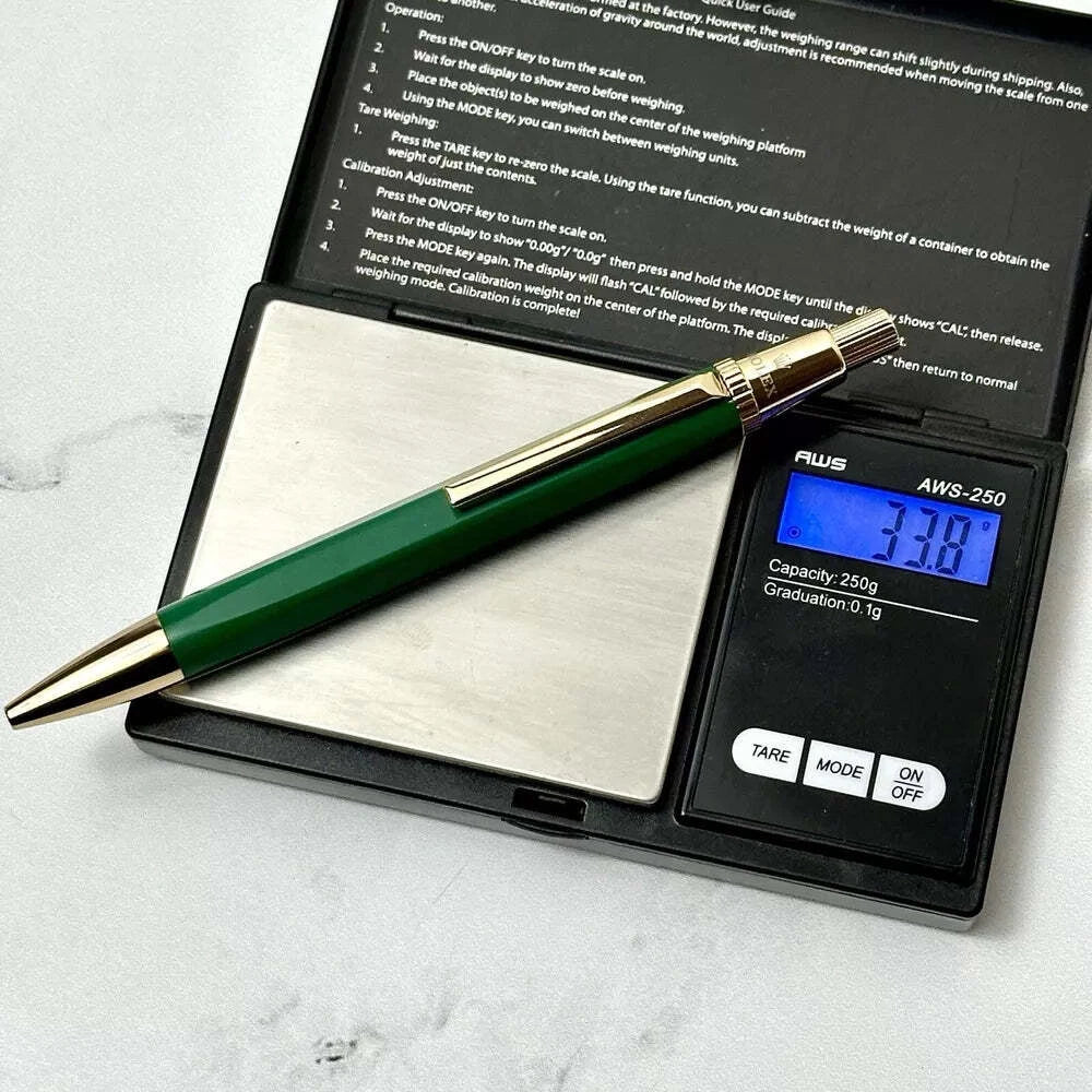 ROLEX GOLD HEX BALLPOINT PEN FOR VIPS | LUXURY WRITING INSTRUMENT