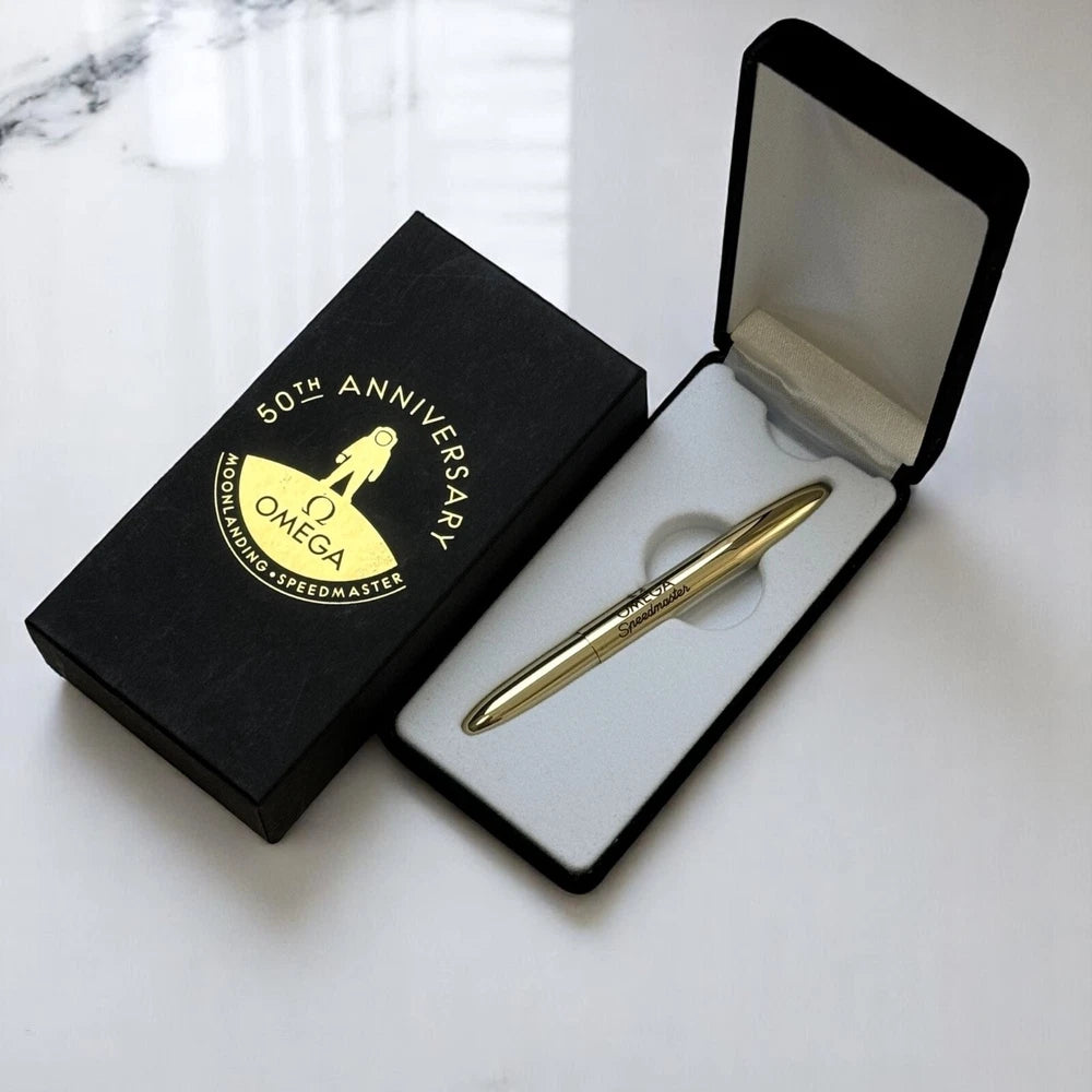 OMEGA SPEEDMASTER 50TH ANNIVERSARY APOLLO 11 GOLD SPACE PEN