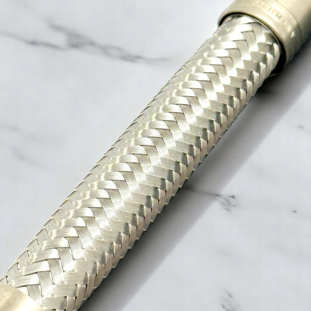 PORSCHE DESIGN P3100 TEC FLEX ROLLERBALL PEN BRAIDED STEEL COLLECTOR’S EDITION
