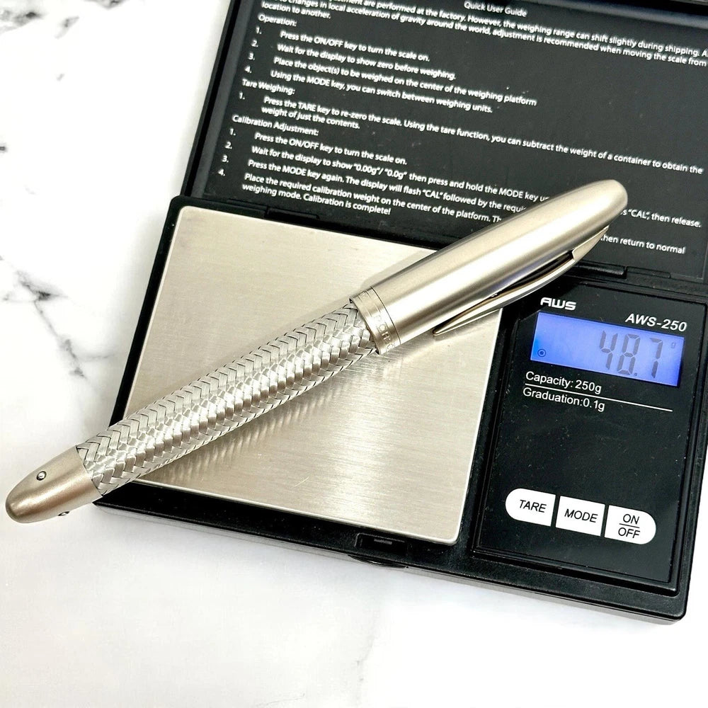 PORSCHE DESIGN P3100 TEC FLEX ROLLERBALL PEN BRAIDED STEEL COLLECTOR’S EDITION