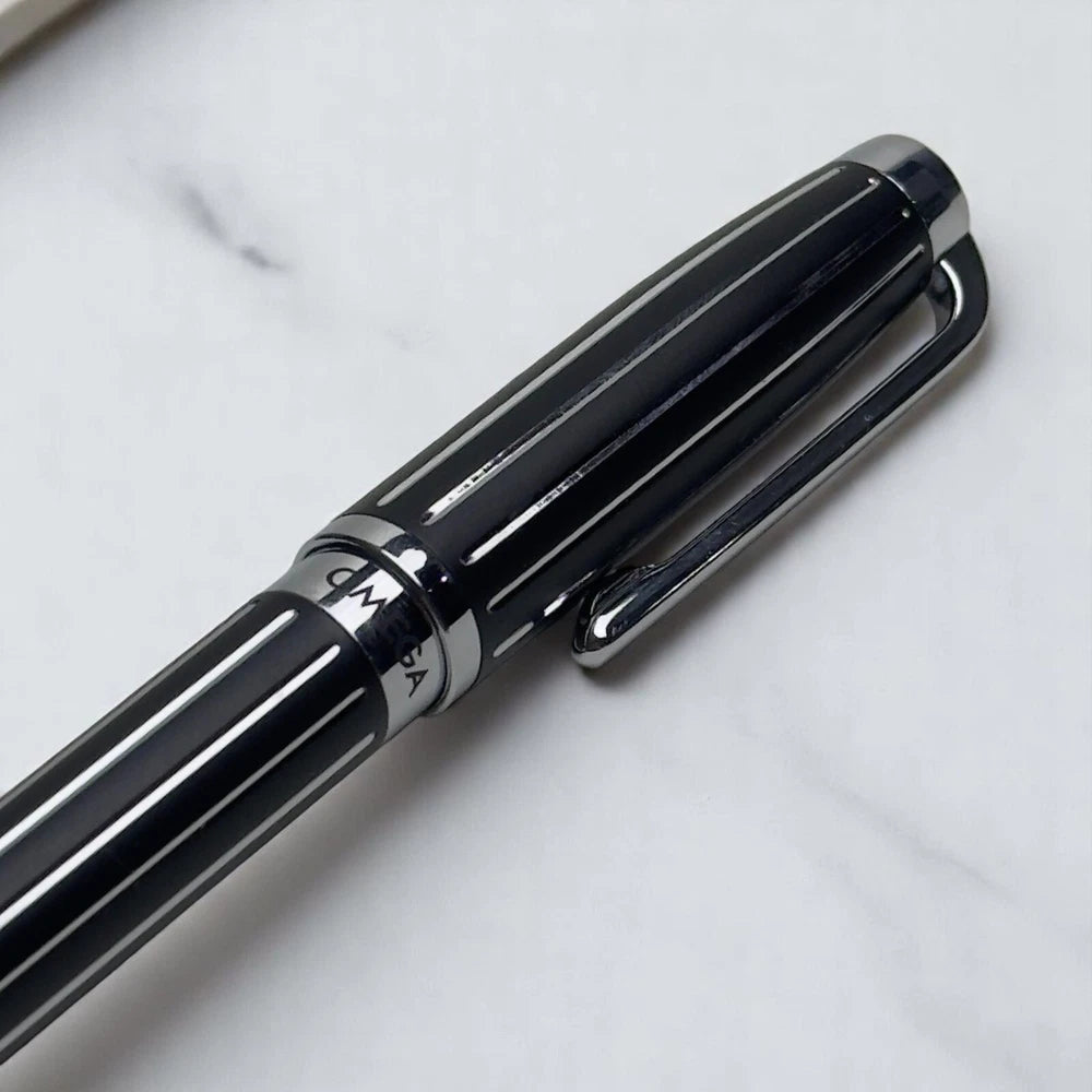 OMEGA PRESTIGE CHROME-TRIM BALLPOINT PEN