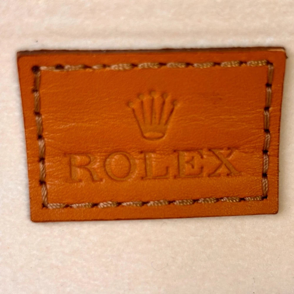 ROLEX VINTAGE SAFFIANO LEATHER 4-WATCH ROLL – COGNAC – ITALY VIP BOXED AD GIFT
