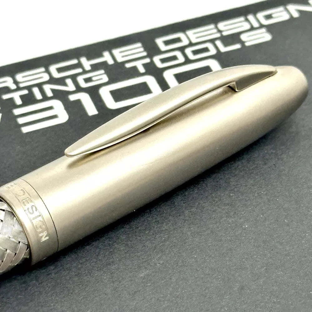 PORSCHE DESIGN TEC FLEX BRAIDED STEEL ROLLERBALL PEN FOR VIP COLLECTORS | P3100