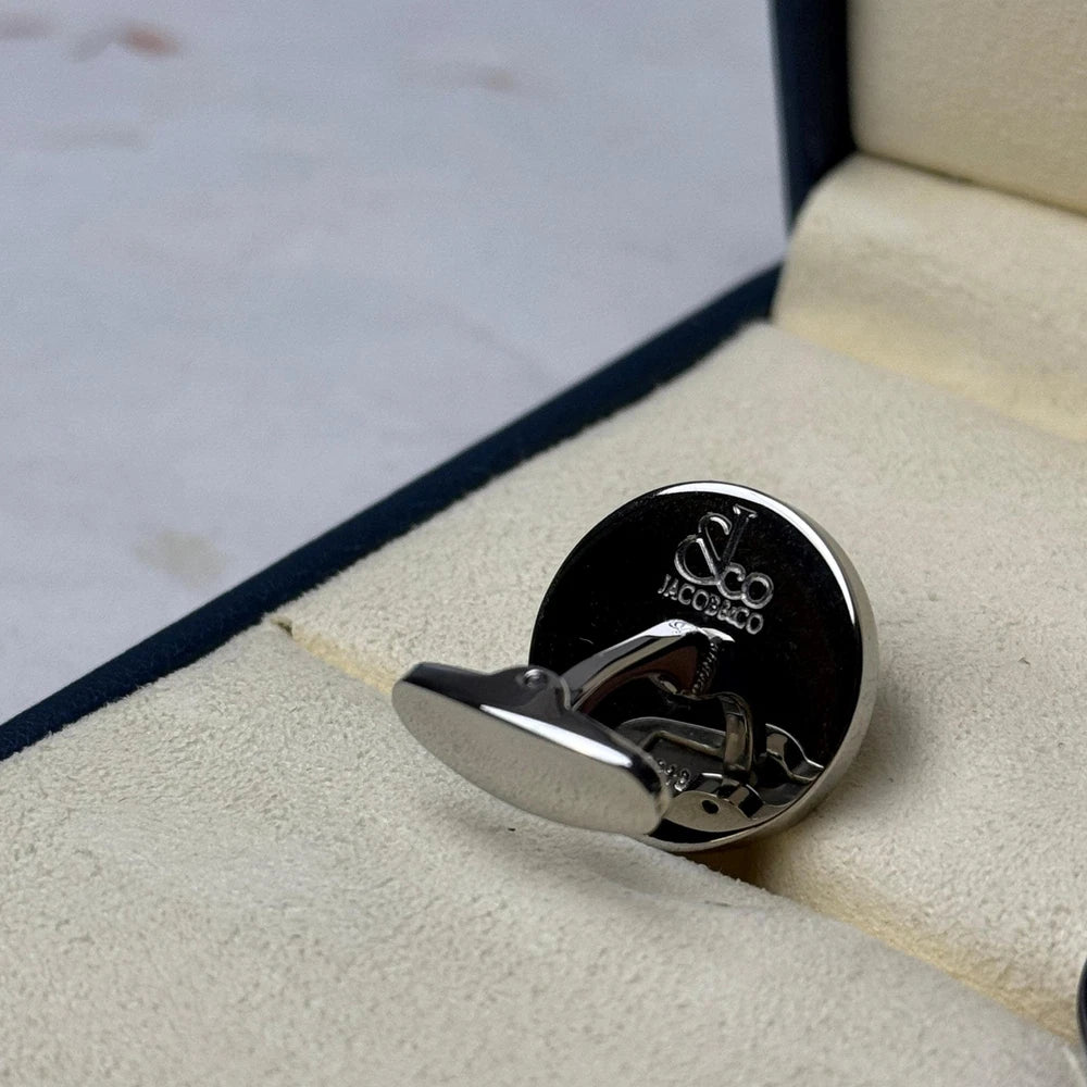JACOB & CO. ELEGANT RADIANT CUFFLINKS, LUXURY ACCESSORY