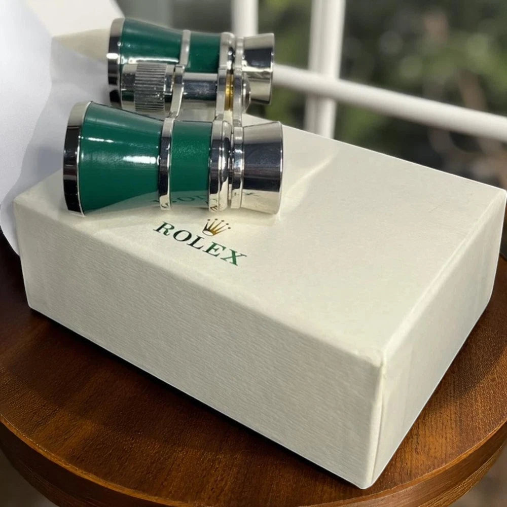 ROLEX GREEN OPERA GLASSES BINOCULARS – VIP AD GIFT