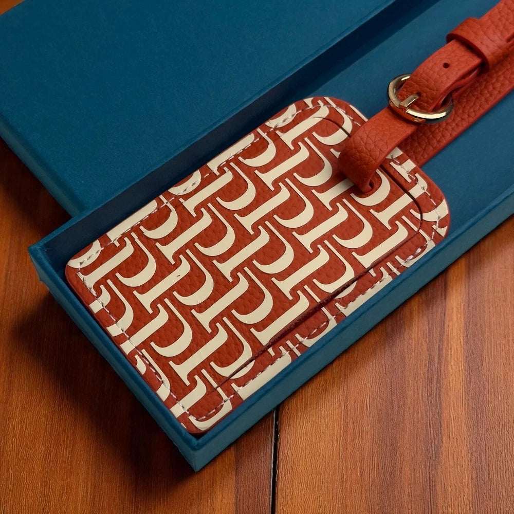PIAGET 150TH ANNIVERSARY RED LEATHER LUGGAGE TAG – VIP GIFT