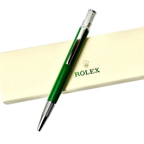 ROLEX EMERALD OYSTER BALLPOINT CLICK PEN FOR VIP GIFT | LUXE WRITING INSTRUMENT