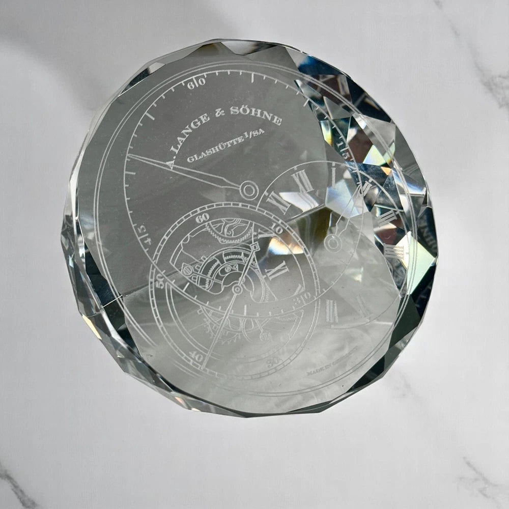 A. LANGE & SÖHNE CRYSTAL TOURBILLON PAPERWEIGHT – VIP GIFT – ORIGINAL BOX