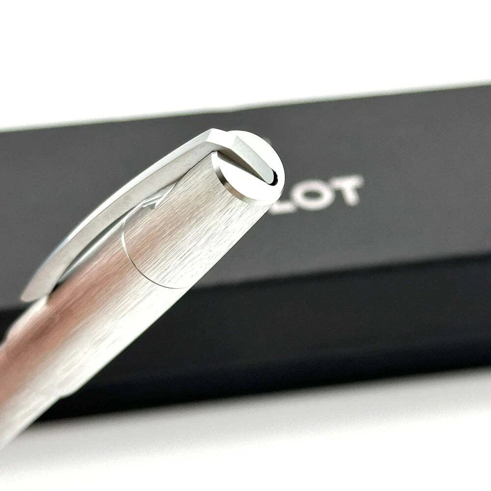 HUBLOT BRUSHED STEEL SIGNATURE ROLLERBALL PEN - AD VIP GIFT