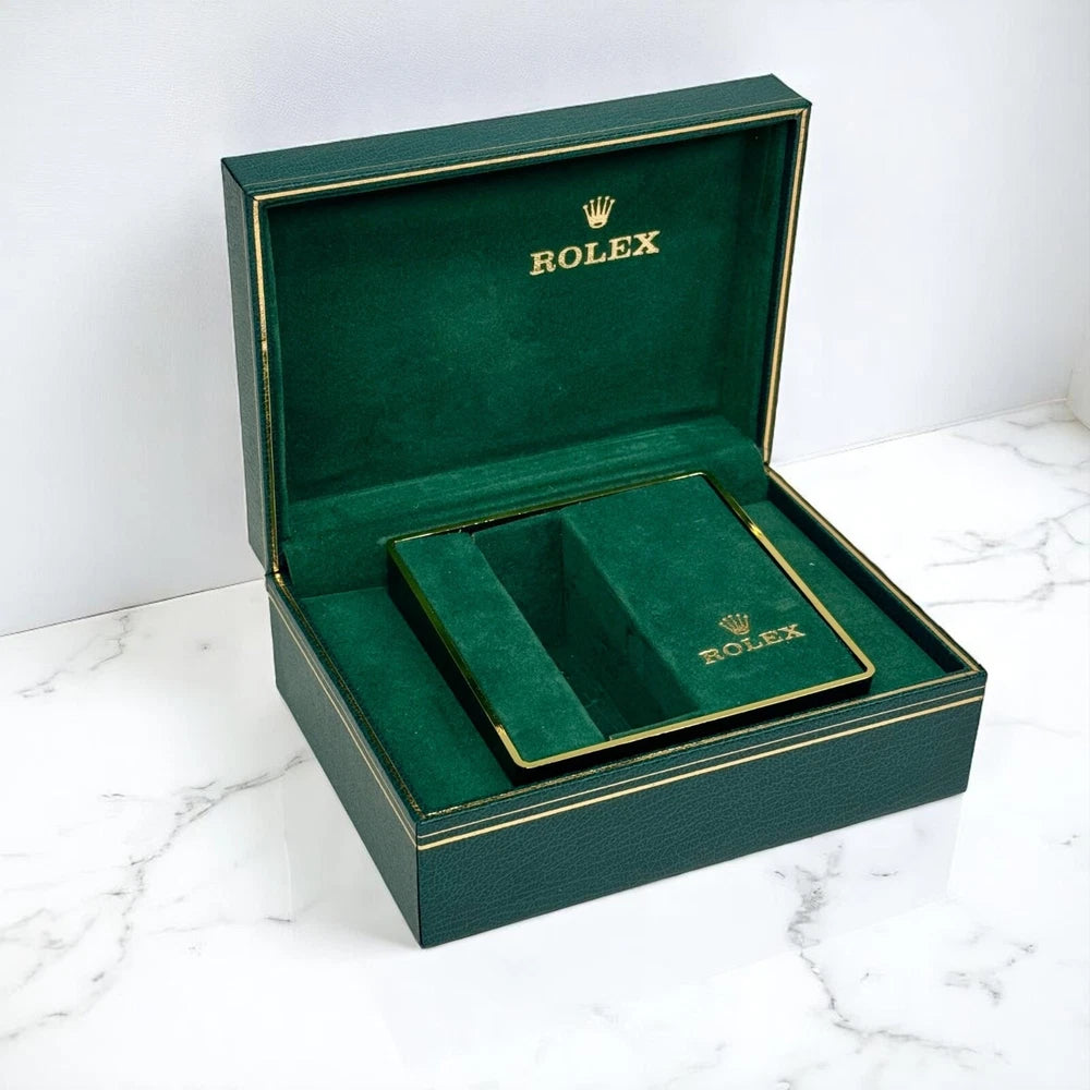 ROLEX VINTAGE DAYTONA 6263/6265 PRESENTATION BOX GREEN VELVET DISPLAY CASE