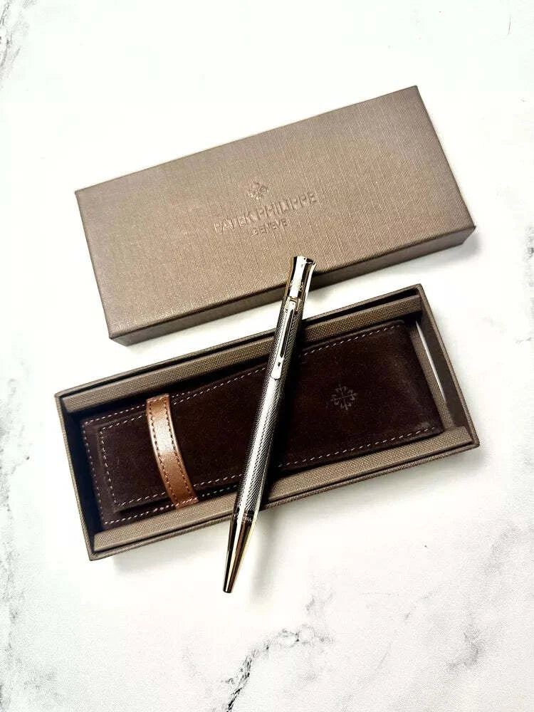 PATEK PHILIPPE SILVER WEAVE PEN BY GRAF VON FABER CASTELL | EXQUISITE WRITING IN