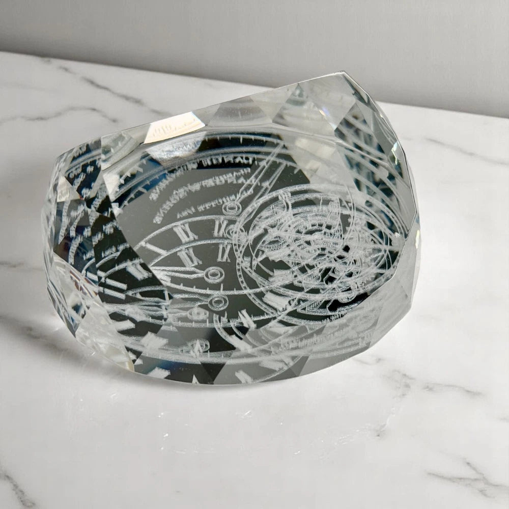 A. LANGE & SÖHNE CRYSTAL TOURBILLON PAPERWEIGHT – VIP GIFT – ORIGINAL BOX