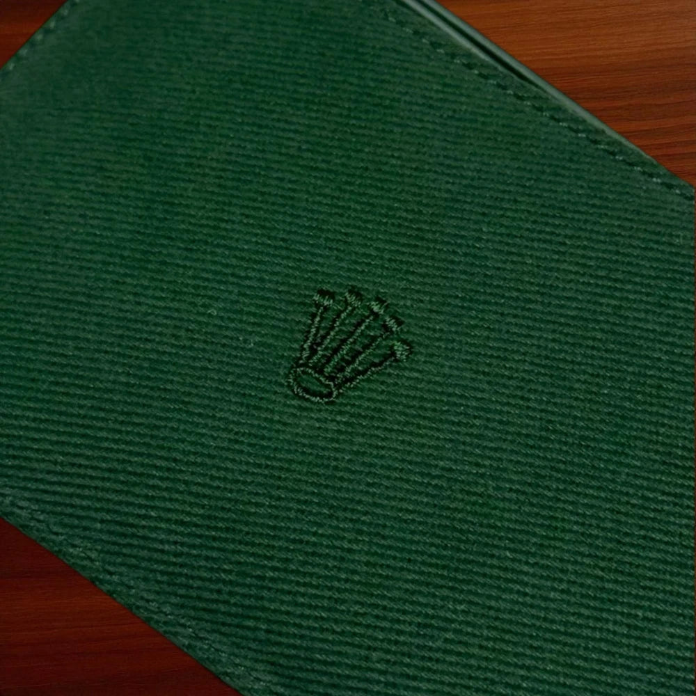 ROLEX VIRIDIAN GREEN TRAVEL WATCH POUCH CASE AD VIP GIFT