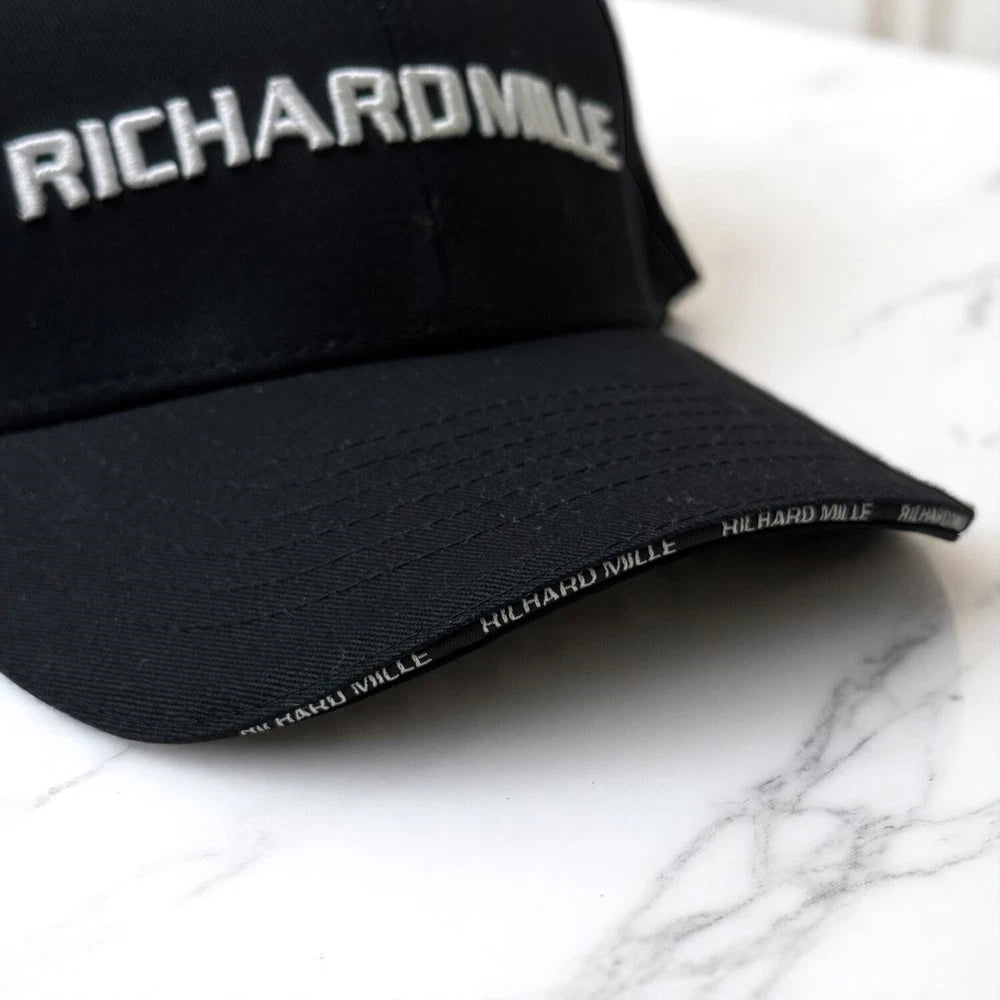 RICHARD MILLE WIMBLEDON CAP – BLACK COTTON – LIMITED EDITION