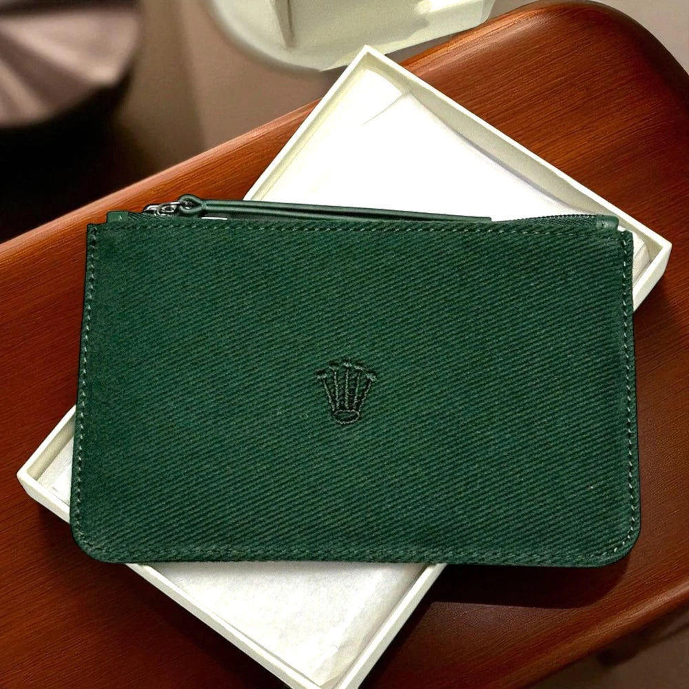 ROLEX VIRIDIAN GREEN TRAVEL WATCH POUCH CASE AD VIP GIFT