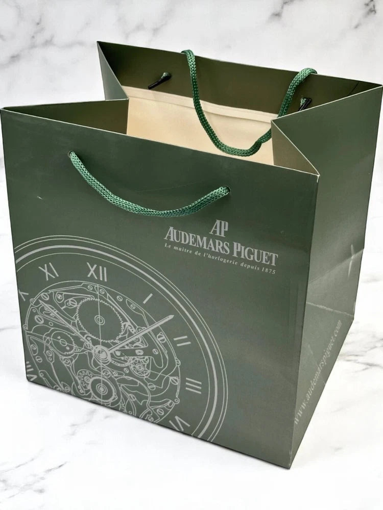 SET OF 3 AUDEMARS PIGUET ORIGINAL SHOPPING BAG AUTHENTIC LUXURY BOUTIQUE GIFT