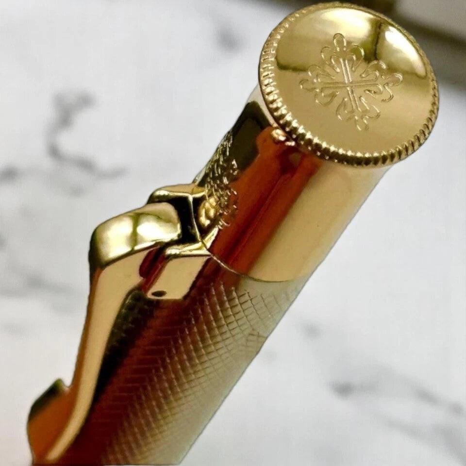 PATEK PHILIPPE SILVER SCRIPTED PEN GRAF VON FABER-CASTELL WEAVE RARE VIP AD GIFT