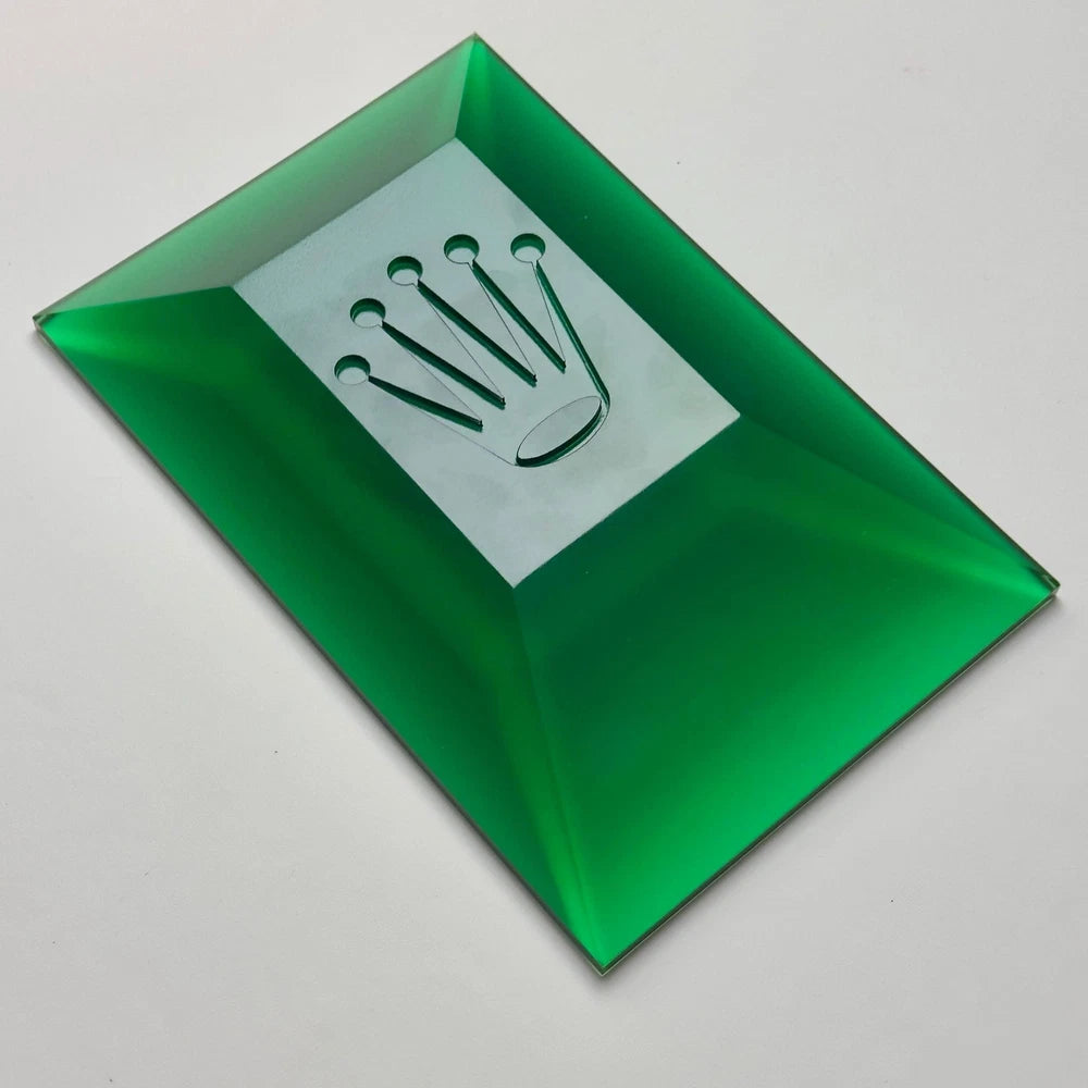ROLEX GREEN ACRYLIC PAPERWEIGHT 2015 | COLLECTOR'S EDITION VIP GIFT