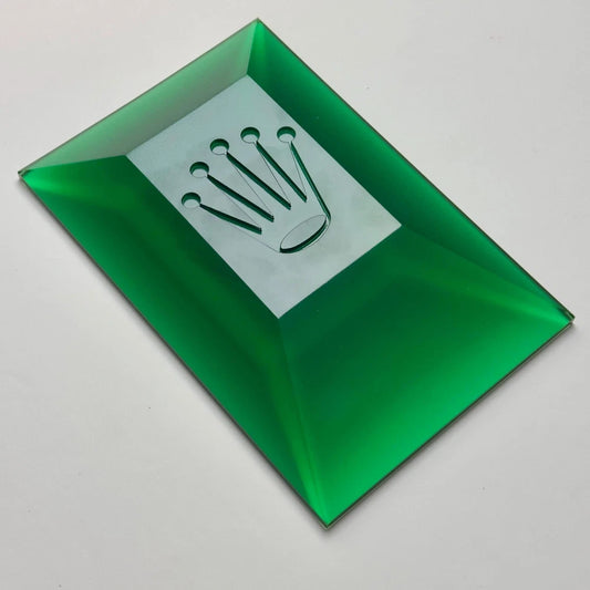 ROLEX GREEN ACRYLIC PAPERWEIGHT 2015 | COLLECTOR'S EDITION VIP GIFT