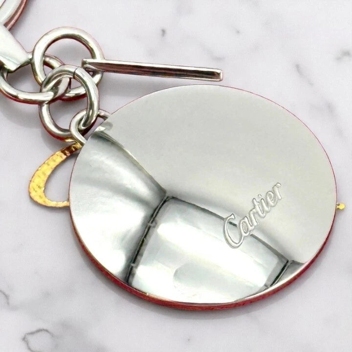 CARTIER TREE OF LIFE SILVER MEDALLION KEYCHAIN – VIP DEALER EXCLUSIVE GIFT