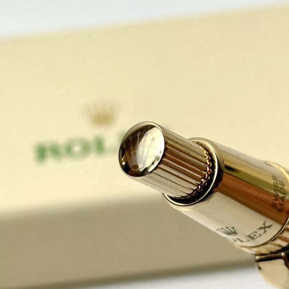 ROLEX GOLD HEX BALLPOINT PEN FOR VIPS | LUXURY WRITING INSTRUMENT