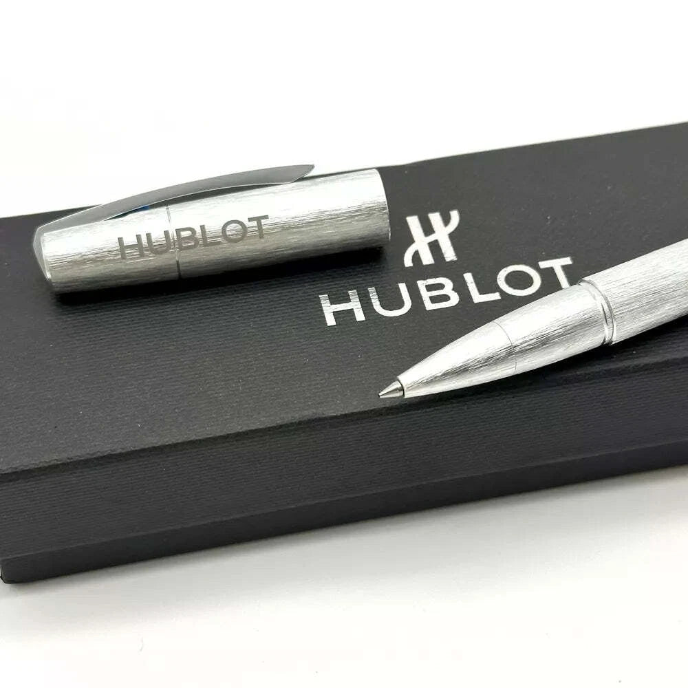 HUBLOT BRUSHED STEEL ROLLERBALL PEN FOR VIP GIFTS | AD