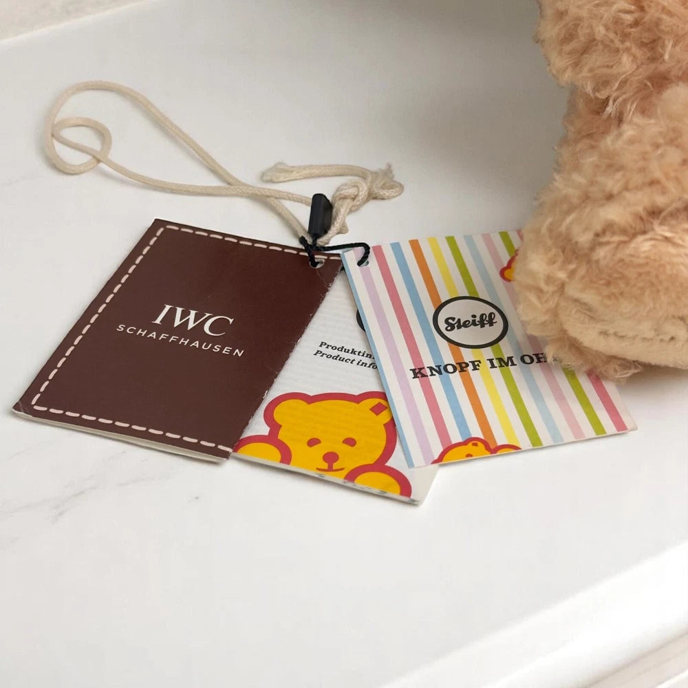 IWC × STEIFF SCHAFFHAUSEN TEDDY BEAR – VIP NEWBORN GIFT – LIMITED EDITION BOXED