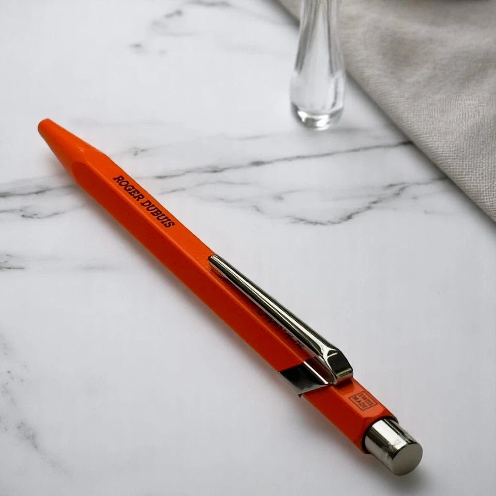 ROGER DUBUIS X CARAN D’ACHE BALLPOINT PEN SET –| ORANGE & GREEN