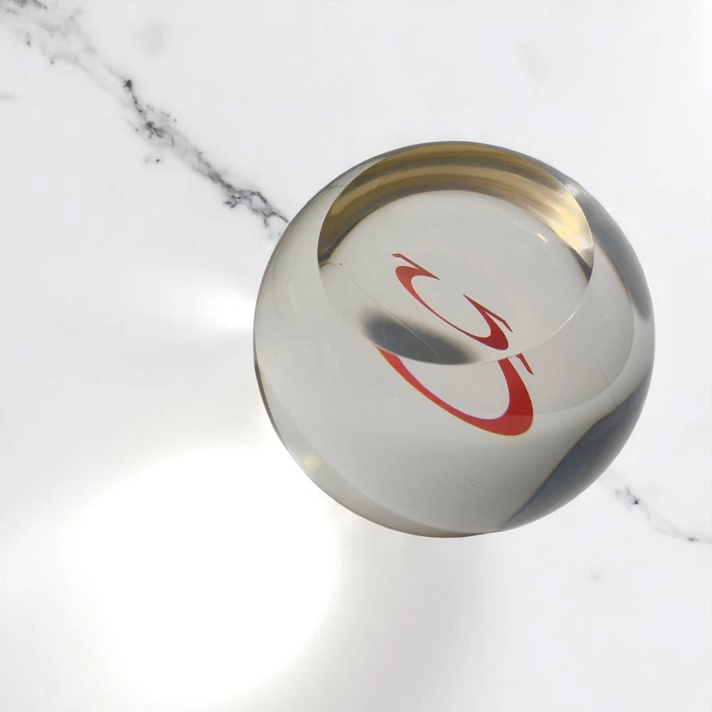 OMEGA RED EMBLEM CRYSTAL SPHERE DISPLAY – BOUTIQUE COLLECTION