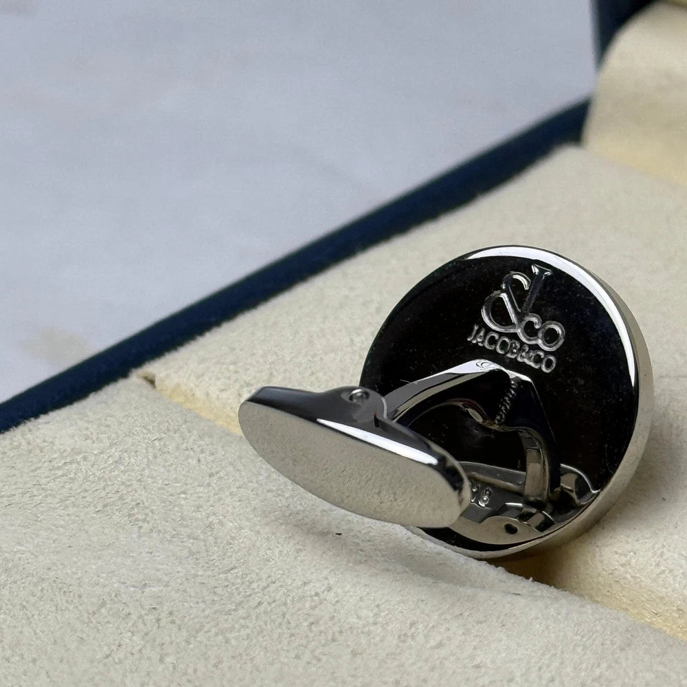 JACOB & CO. ELEGANT RADIANT CUFFLINKS, LUXURY ACCESSORY