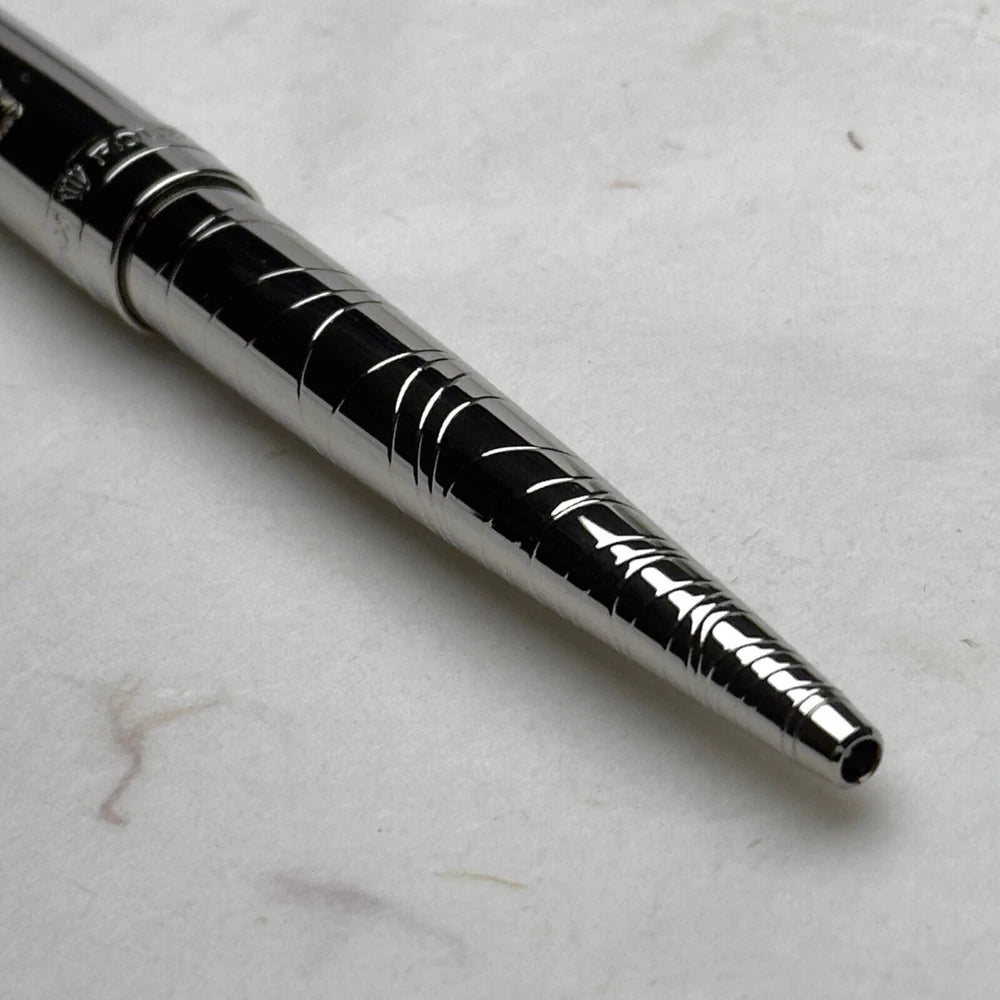 ROLEX PLATINUM WAVE-CUT SILVER PEN – OFFICIAL AD VIP GIFT