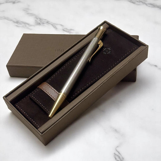 PATEK PHILIPPE PEN SCRIPTED SILVER WEAVE GRAF VON FABER CASTELL RARE AD VIP GIFT