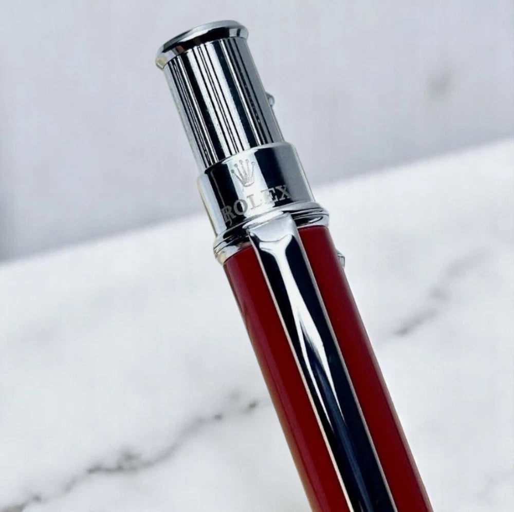 ROLEX RUBY RED OYSTER BALLPOINT PEN – VIP DEALER GIFT – COLLECTOR’S LUXURY