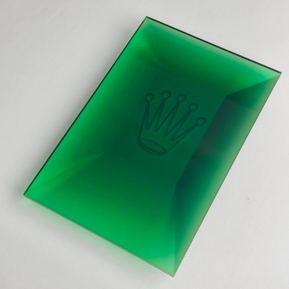 ROLEX GREEN ACRYLIC PAPERWEIGHT 2015 | COLLECTOR'S EDITION VIP GIFT