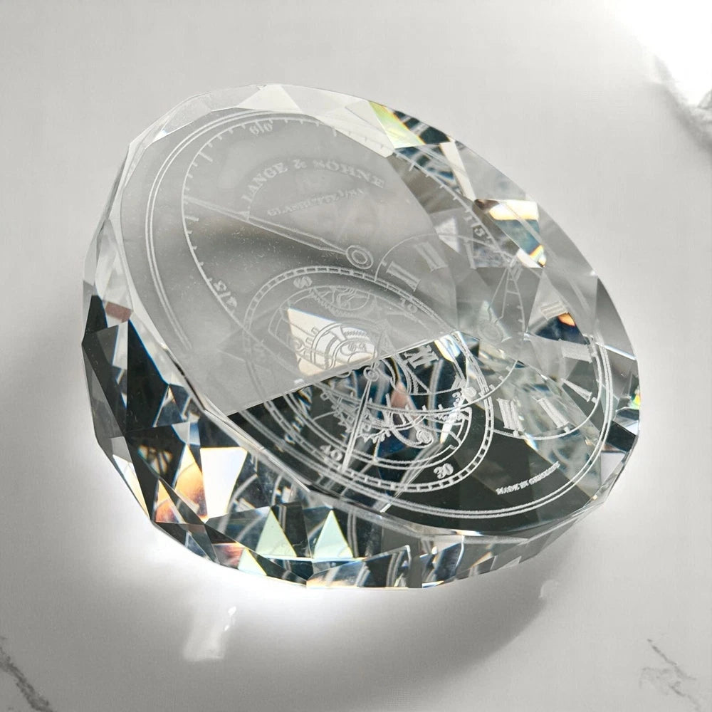 A. LANGE & SÖHNE CRYSTAL TOURBILLON PAPERWEIGHT – VIP GIFT – ORIGINAL BOX