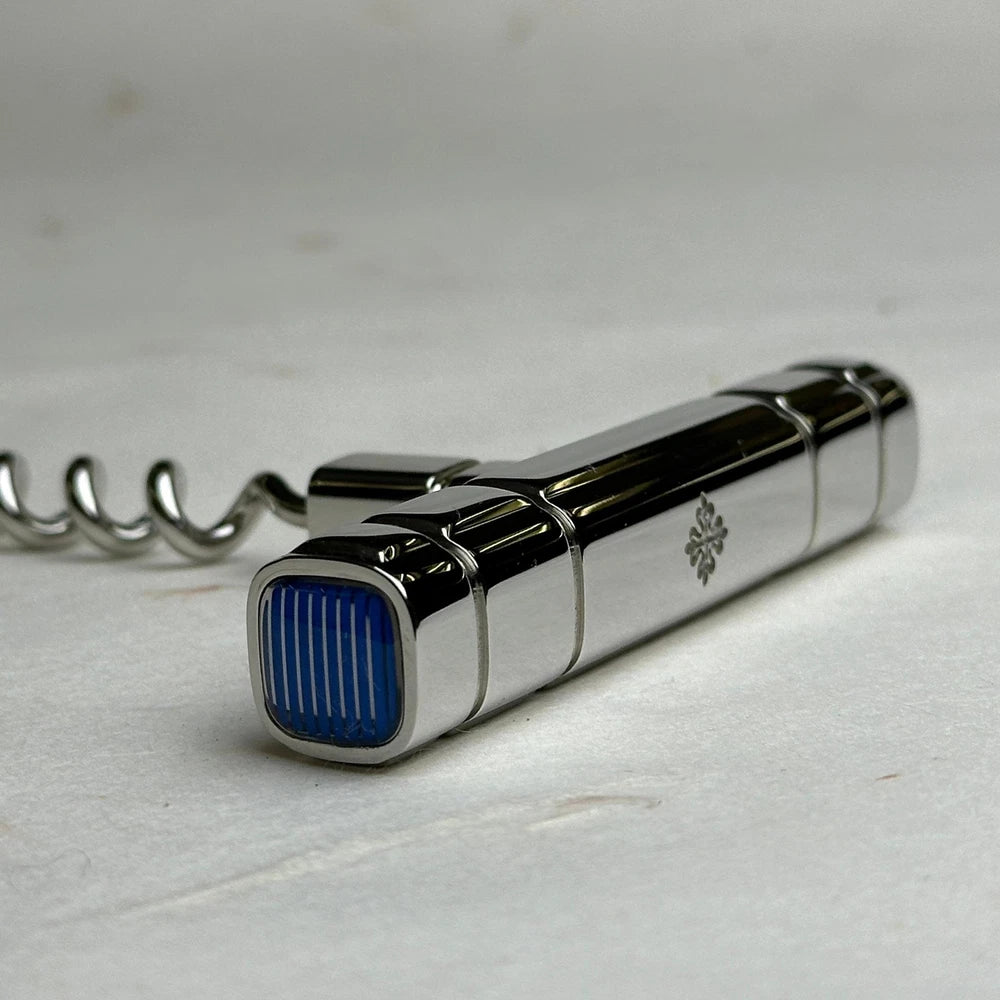 PATEK PHILIPPE SILVER BOTTLE OPENER WITH CORKSCREW | LUXURY VIP GIFT