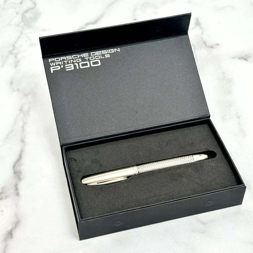 PORSCHE DESIGN TEC FLEX BRAIDED STEEL ROLLERBALL PEN FOR VIP COLLECTORS | P3100
