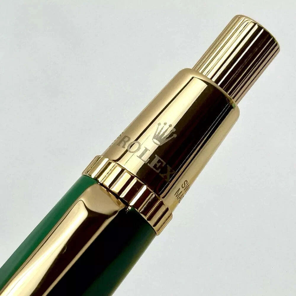 ROLEX GOLD HEX BALLPOINT PEN FOR VIPS | LUXURY WRITING INSTRUMENT