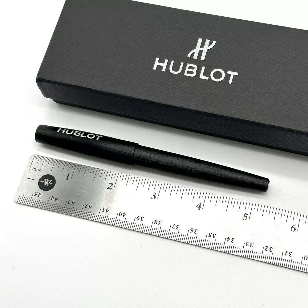 HUBLOT BRUSHED BLACK STEEL ROLLERBALL PEN FOR PROFESSIONALS | AD VIP GIFT