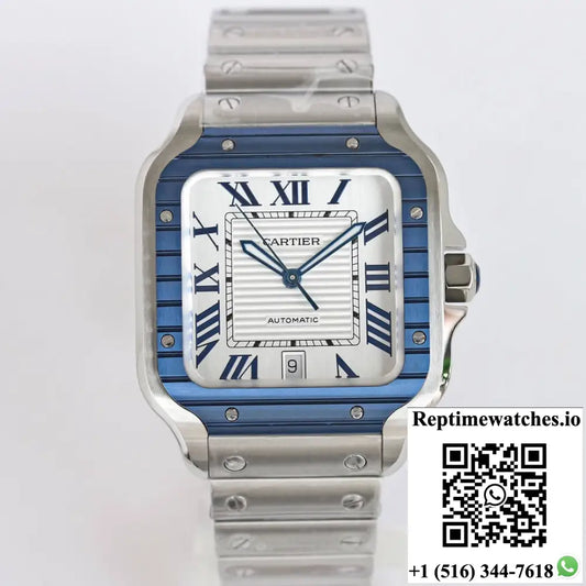 Santos De Cartier GF Factory Stainless Steel Strap - Watches