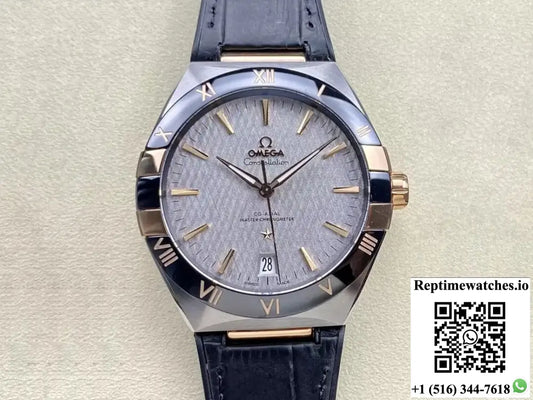 SBF Omega Constellation 131.23.41.21.06.001 VS Factory Leather Strap - Watches