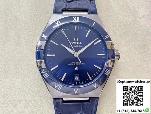 SBF Omega Constellation 131.33.41.21.03.001 VS Factory Blue Strap - Watches