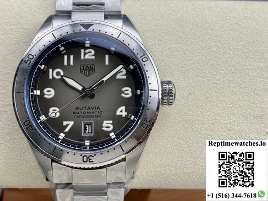 TAG Heuer AUTAVIA WBE5114.EB0173 stainless steel case