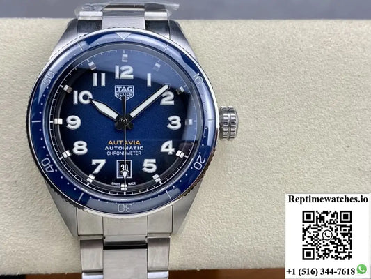 TAG Heuer AUTAVIA WBE5116.EB0173 blue dial