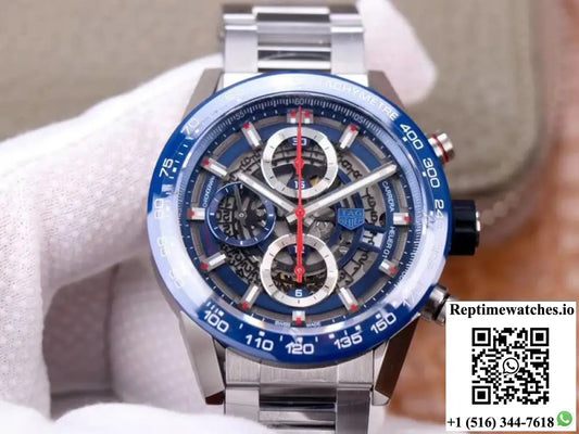 Tag Heuer Carrera Calibre Heuer 01 CAR201T.BA0766 Chronograph XF Factory Blue Dial AI Factory