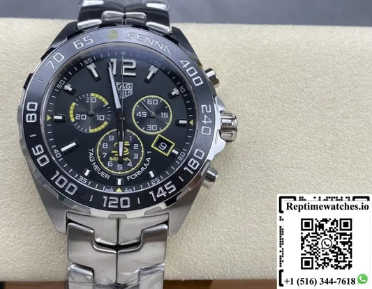 TAG Heuer F1 CAZ101AF.BA0637 luminous hour markers