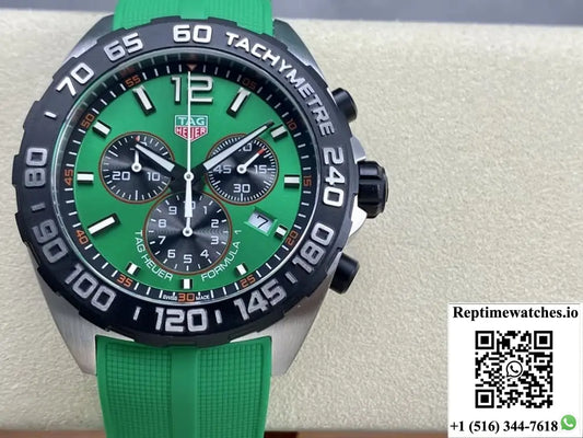 TAG Heuer F1 CAZ101AP.FT8056 green strap