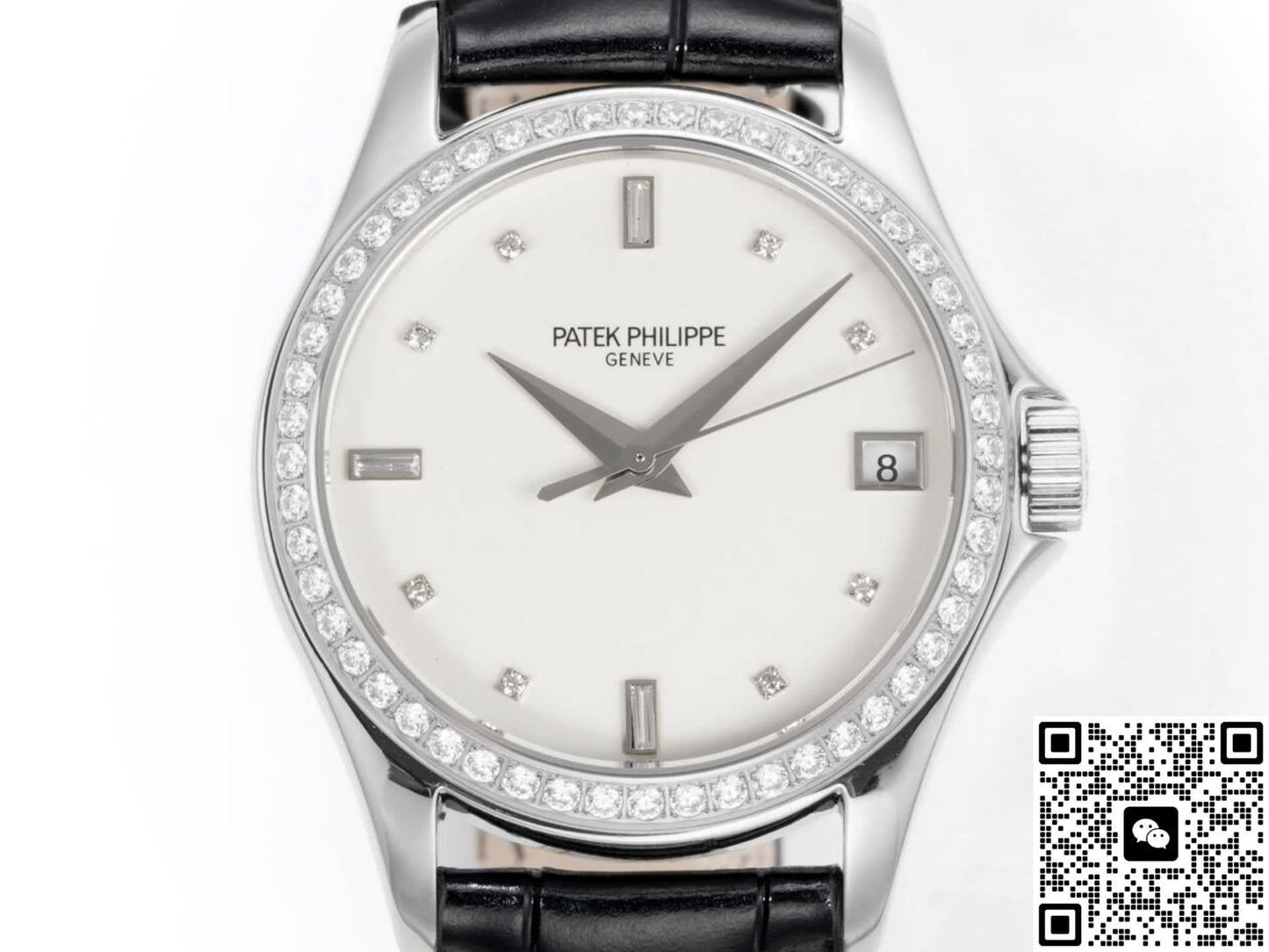 Patek Philippe Calatrava 5108G GR Factory Alligator Leather Strap